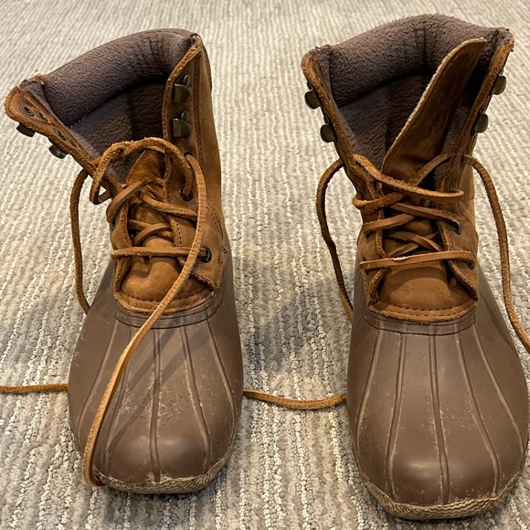 Sperry Shoes - Sperry Brown and Gray Duck Boots